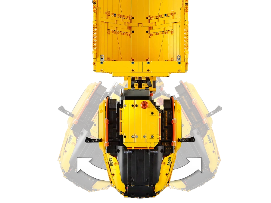 Блоковий конструктор LEGO Technic Cамосвал 6x6 Volvo (42114) на дистанційному управлінні